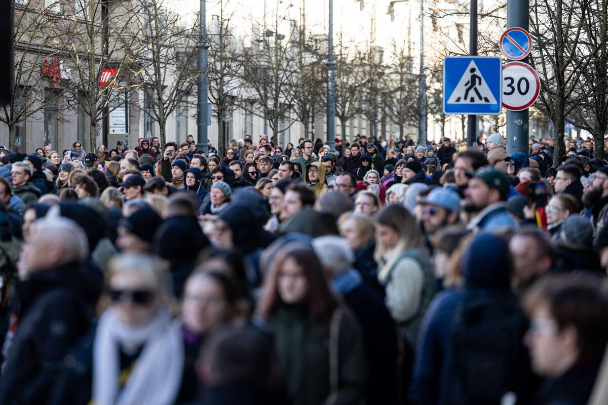Prie Seimo protestas „Šalin rankas nuo laisvo žodžio!“