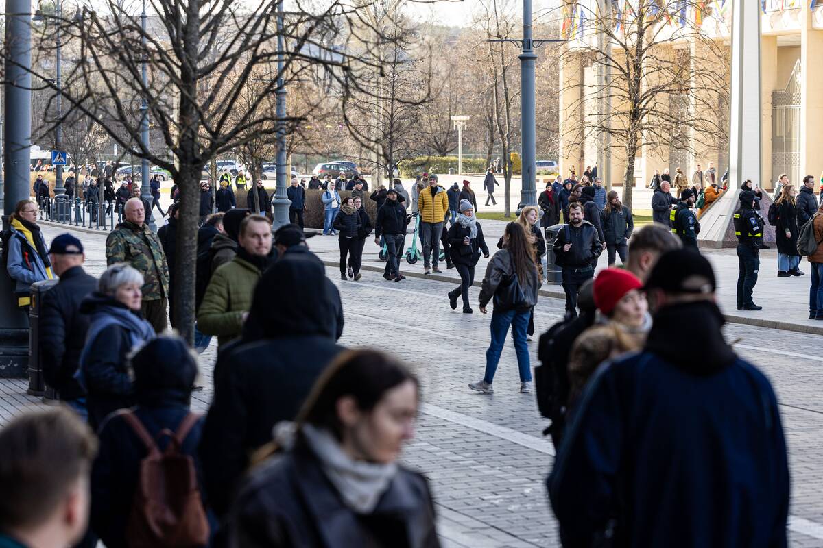 Prie Seimo protestas „Šalin rankas nuo laisvo žodžio!“