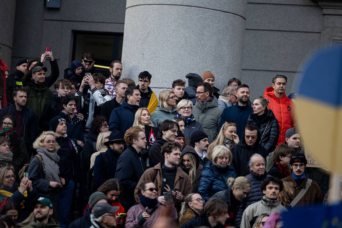 Prie Seimo protestas „Šalin rankas nuo laisvo žodžio!“