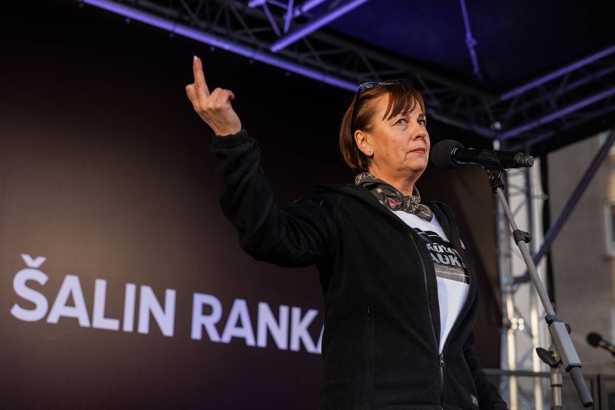Prie Seimo protestas „Šalin rankas nuo laisvo žodžio!“