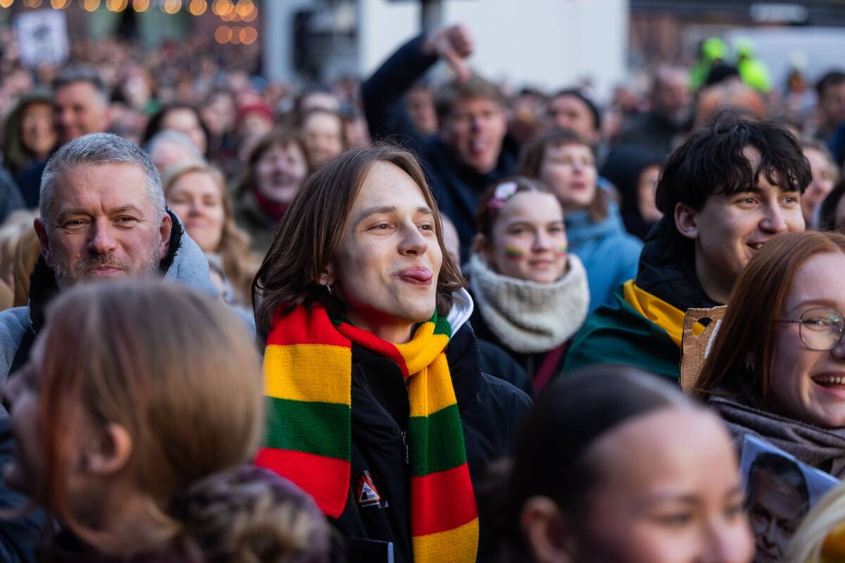 Prie Seimo protestas „Šalin rankas nuo laisvo žodžio!“
