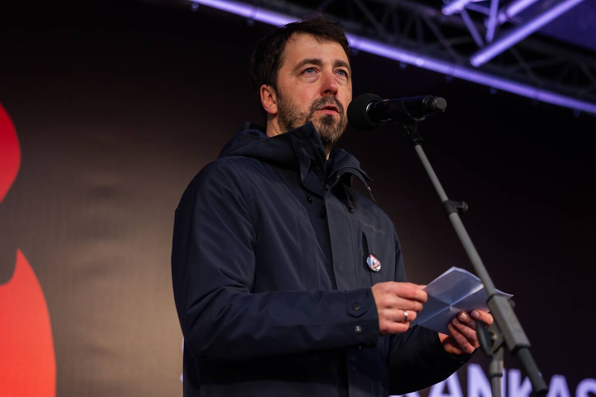 Prie Seimo protestas „Šalin rankas nuo laisvo žodžio!“