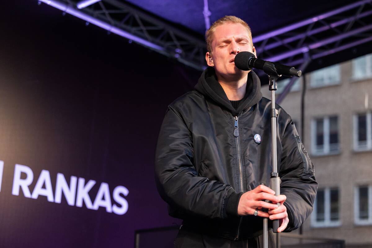 Prie Seimo protestas „Šalin rankas nuo laisvo žodžio!“