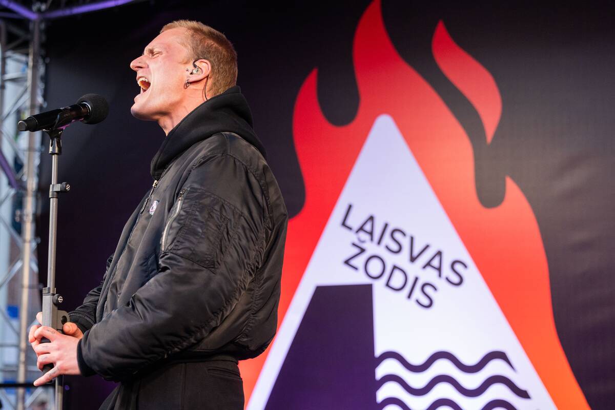 Prie Seimo protestas „Šalin rankas nuo laisvo žodžio!“