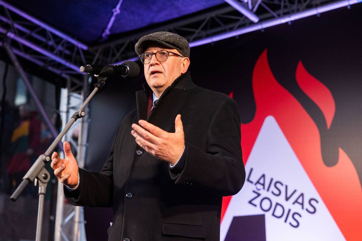 Prie Seimo protestas „Šalin rankas nuo laisvo žodžio!“