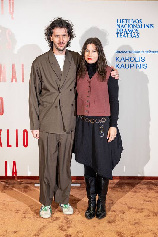Kaupinio spektaklio „Lietuvių mirties pranešimai. Vieno spektaklio istorija“ premjeros svečiai