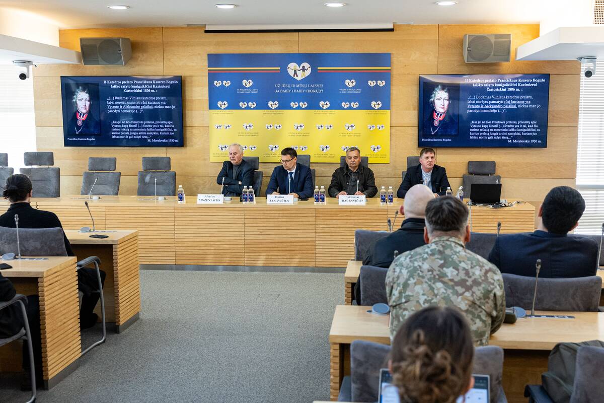  Spaudos konferencija apie Lietuvos didžiojo kunigaikščio Vytauto Didžiojo palaikų paieškas
