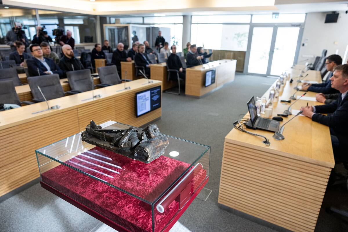  Spaudos konferencija apie Lietuvos didžiojo kunigaikščio Vytauto Didžiojo palaikų paieškas