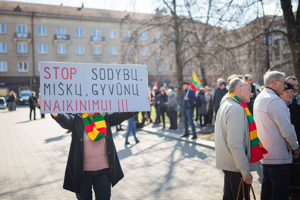 Mitingas Nepriklausomybės aikštėje
