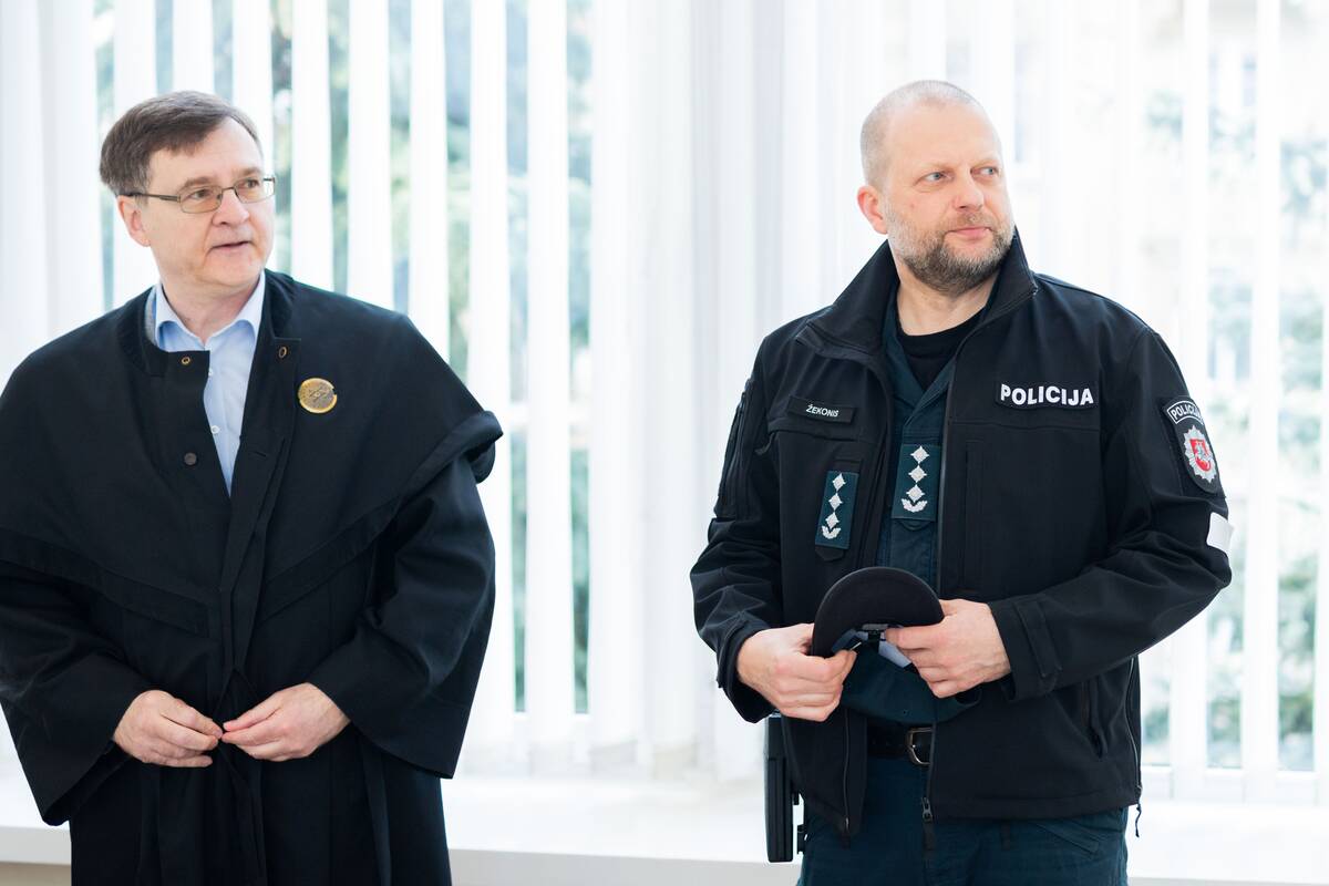 LAT pradėjo nagrinėti policininko Dariaus Šerpyčio bylą