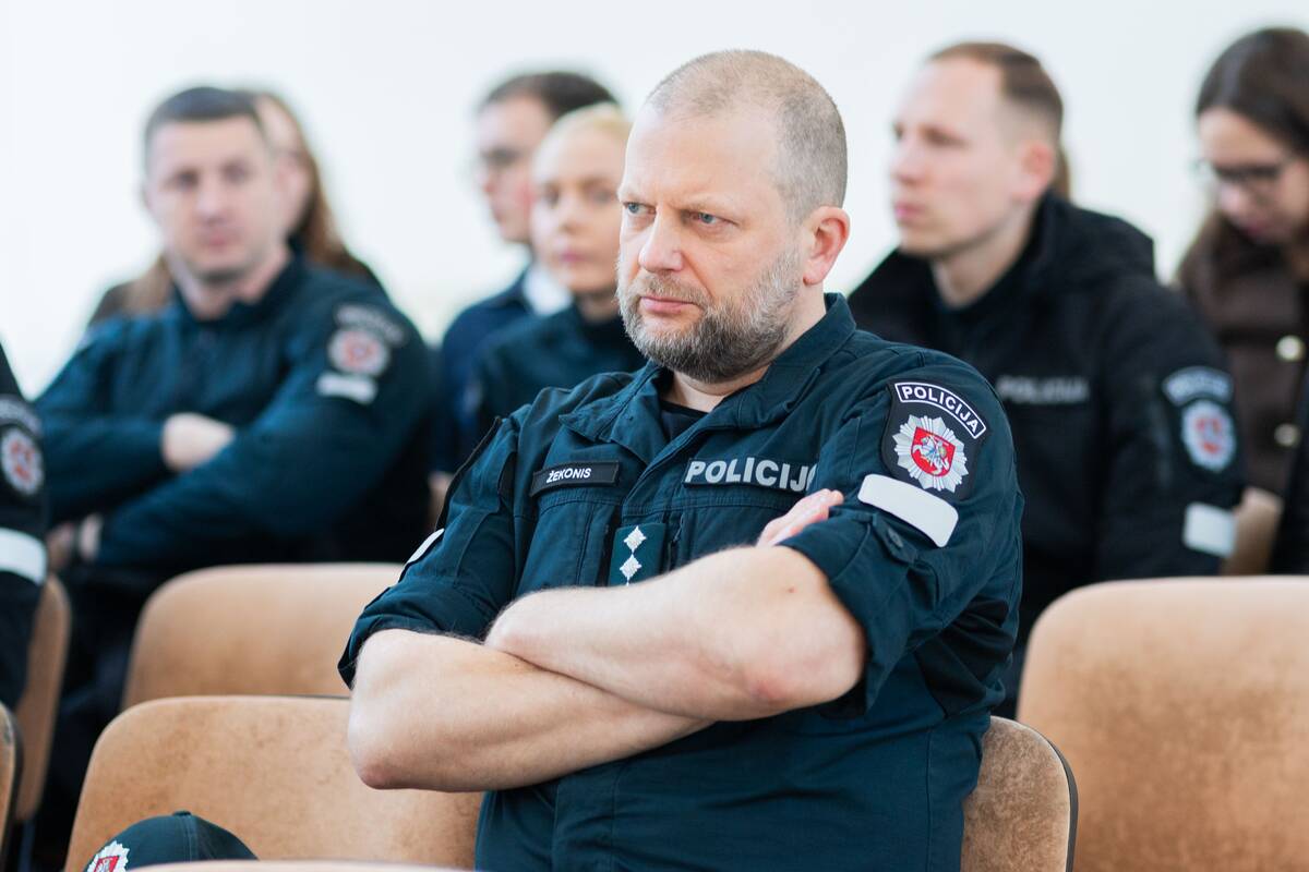 LAT pradėjo nagrinėti policininko Dariaus Šerpyčio bylą