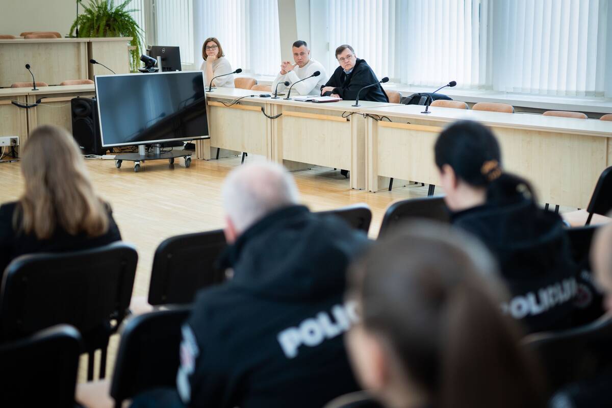 LAT pradėjo nagrinėti policininko Dariaus Šerpyčio bylą