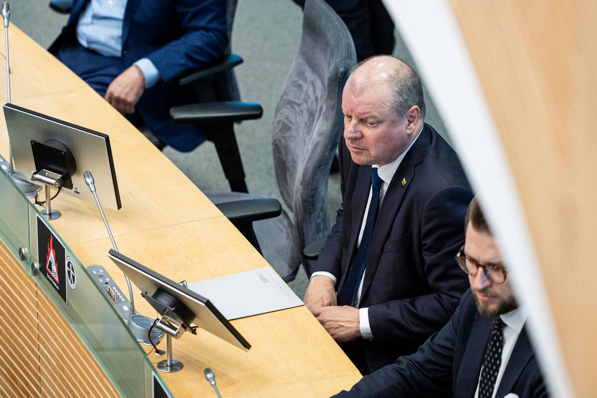 Balandžio 14-osios Seimo posėdis