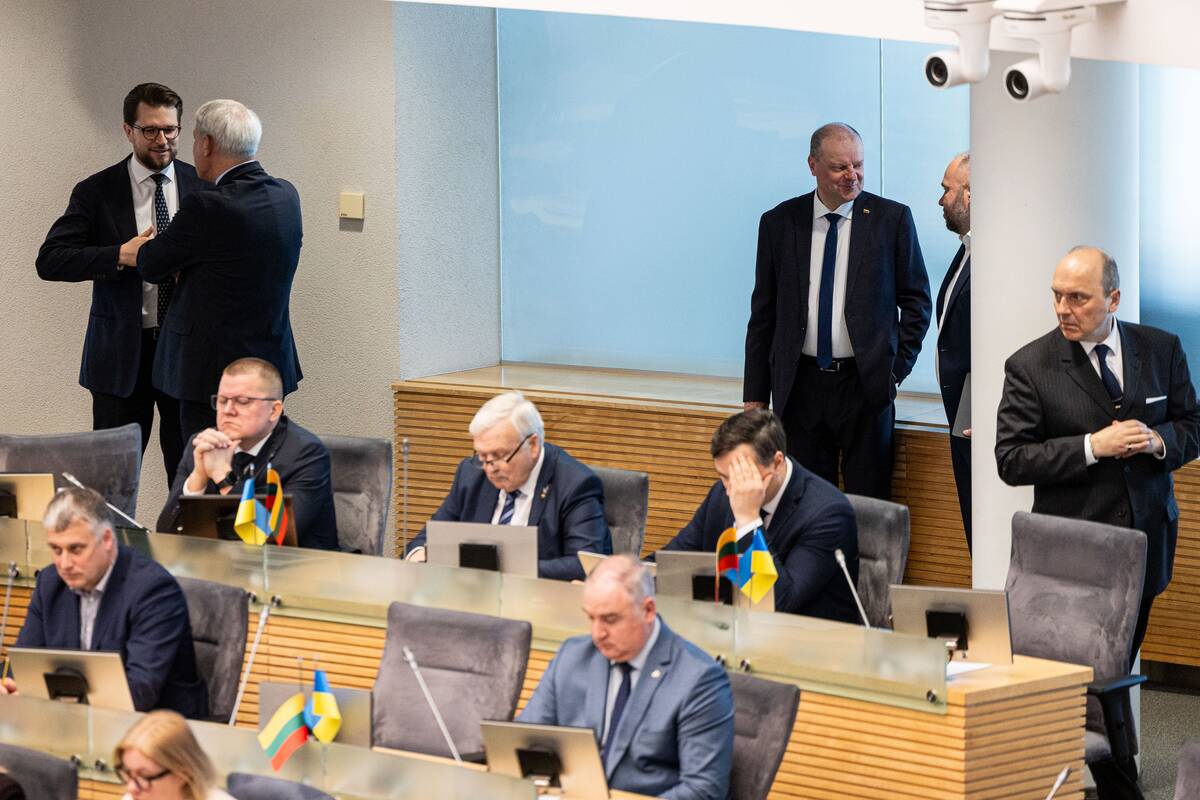 Balandžio 14-osios Seimo posėdis
