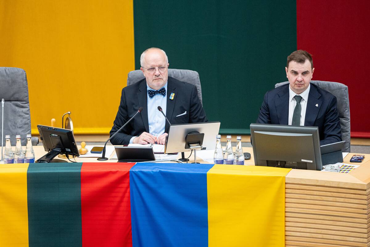 Balandžio 14-osios Seimo posėdis