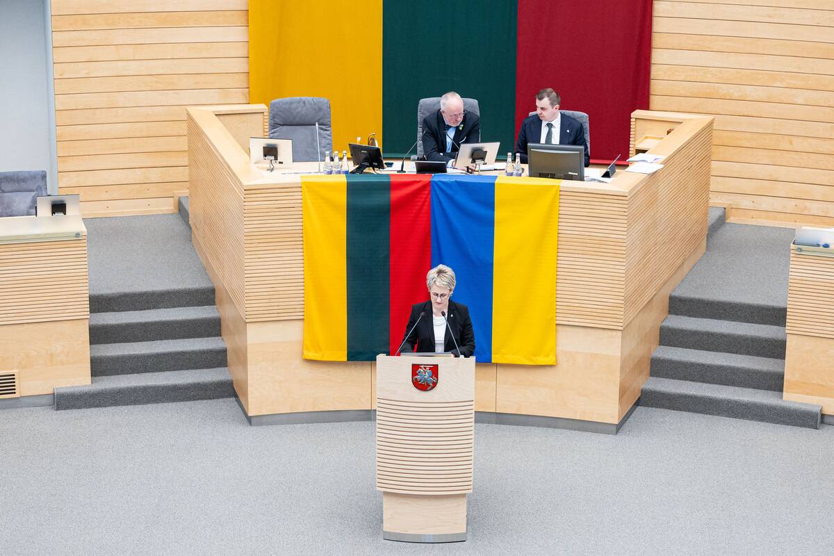 Balandžio 14-osios Seimo posėdis