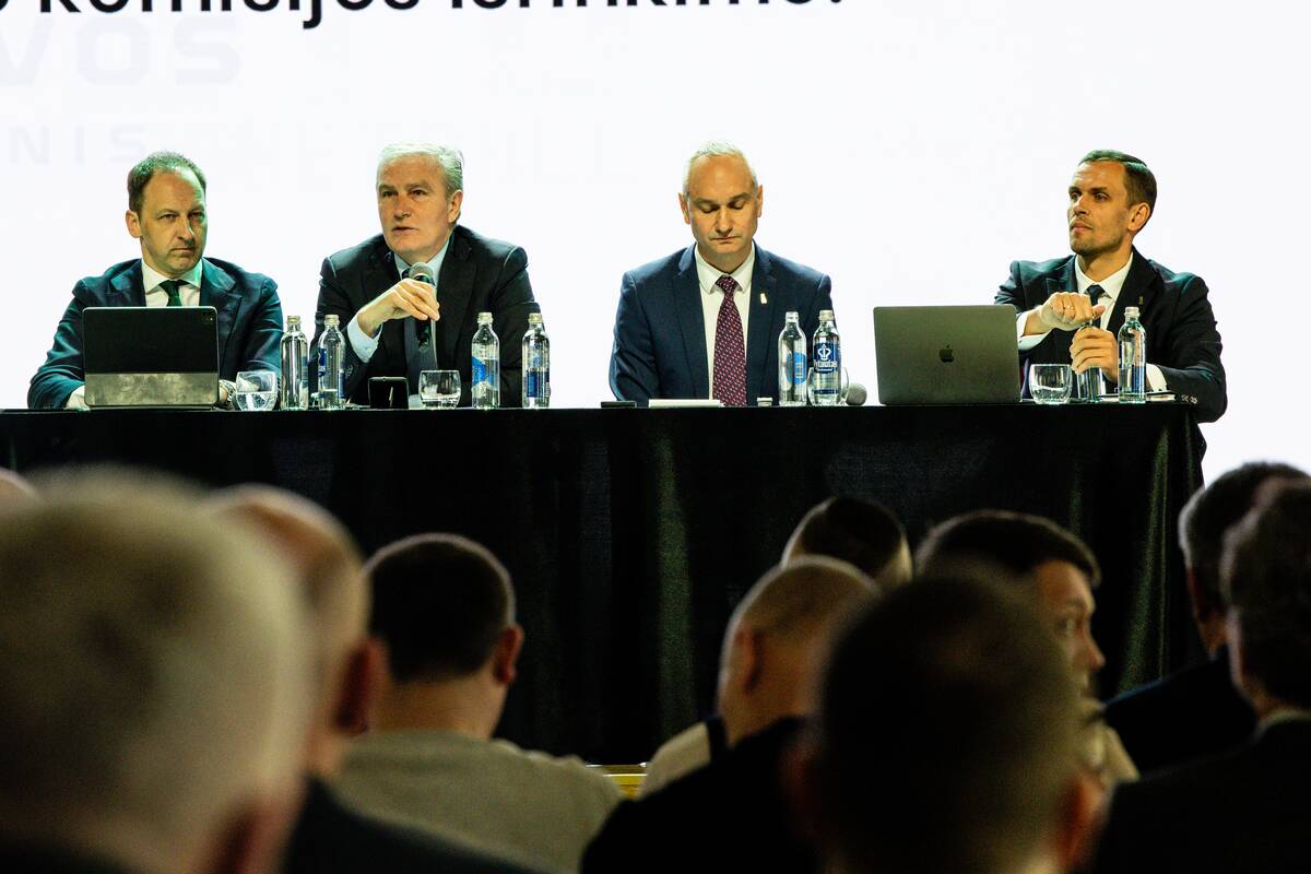  Raudondvaryje – asociacijos „Lietuvos krepšinis“ metinė konferencija 