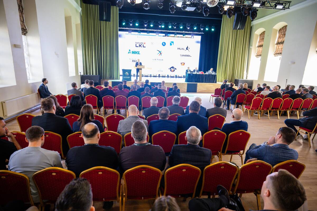  Raudondvaryje – asociacijos „Lietuvos krepšinis“ metinė konferencija 