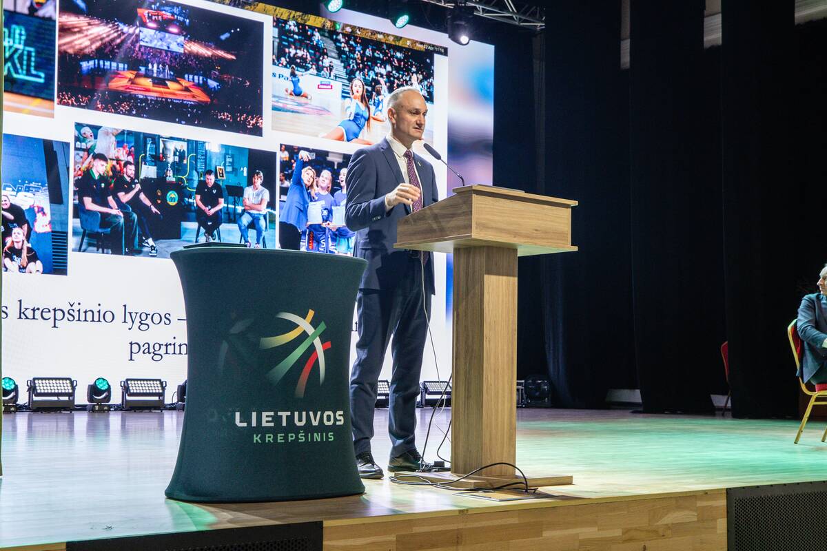  Raudondvaryje – asociacijos „Lietuvos krepšinis“ metinė konferencija 