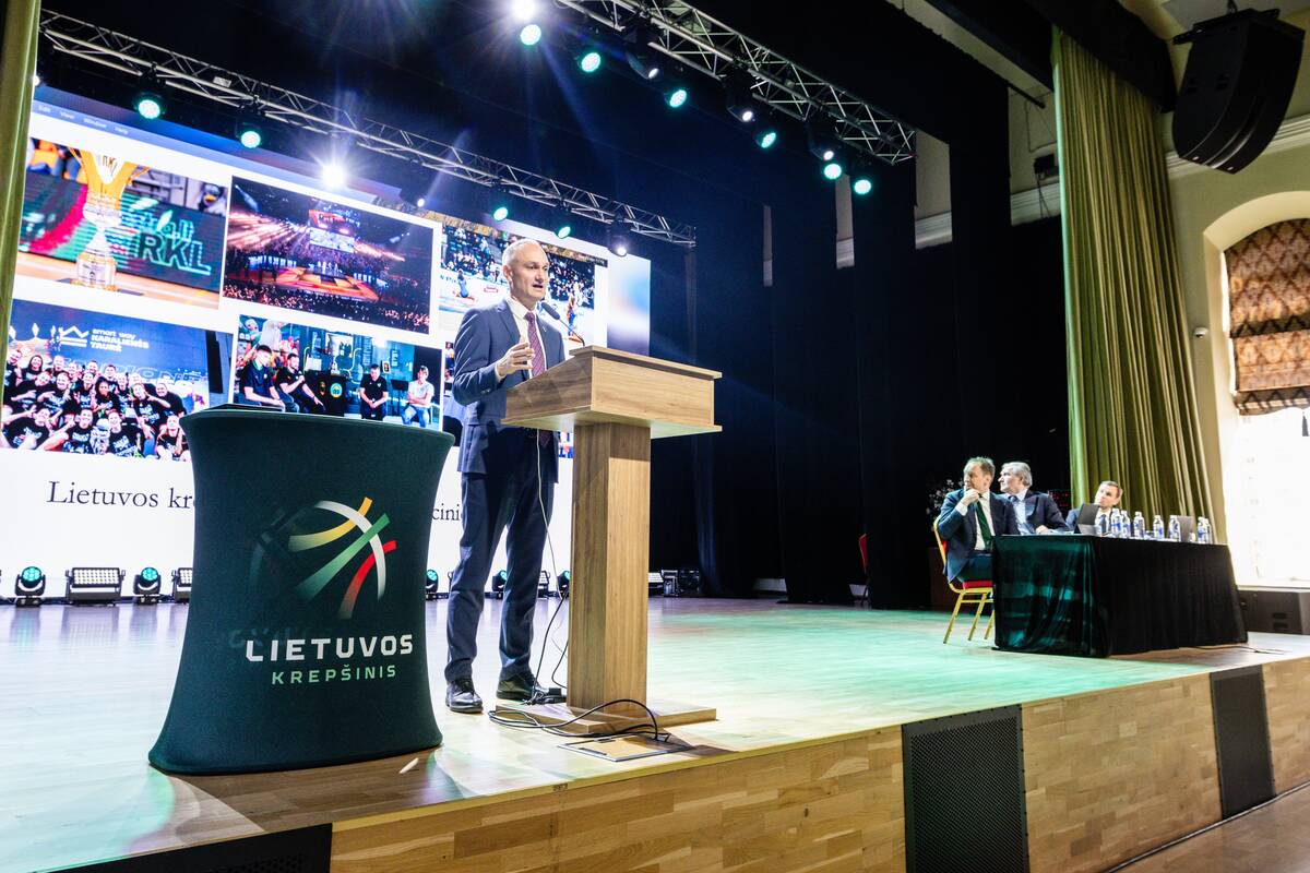  Raudondvaryje – asociacijos „Lietuvos krepšinis“ metinė konferencija 
