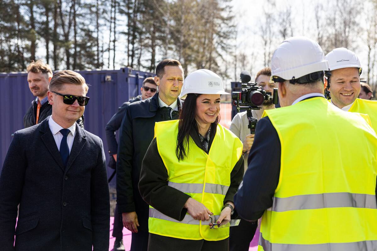  „Pentasweet“ gamyklos kapsulės įkasimo ceremonija