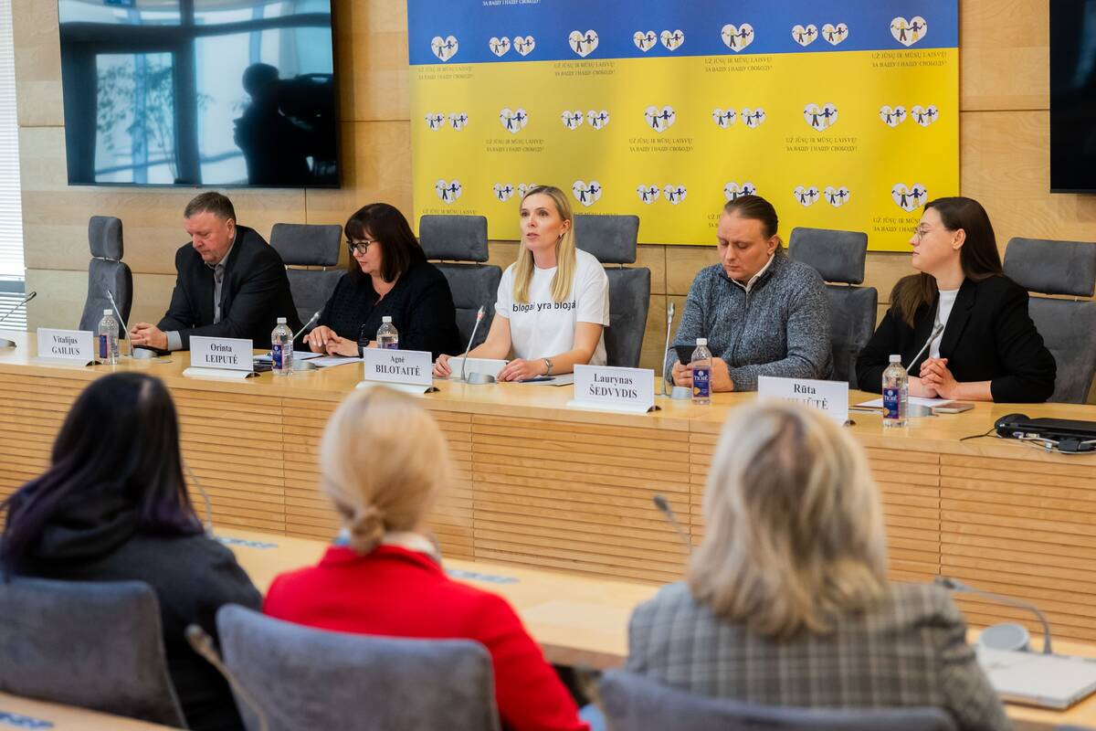Spaudos konferencija „Balandis – seksualinio smurto prevencijos mėnuo“