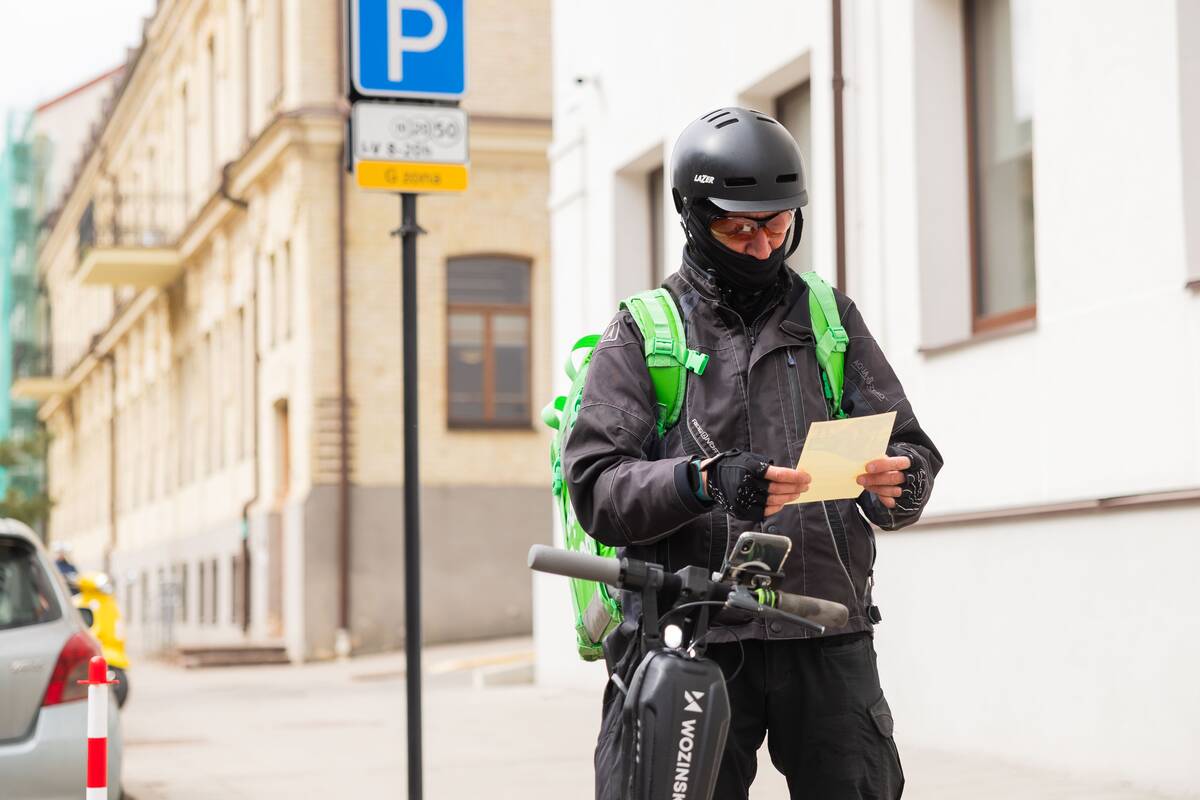 Lietuvos platformų darbuotojų profesinės sąjungos organizuojama akcija
