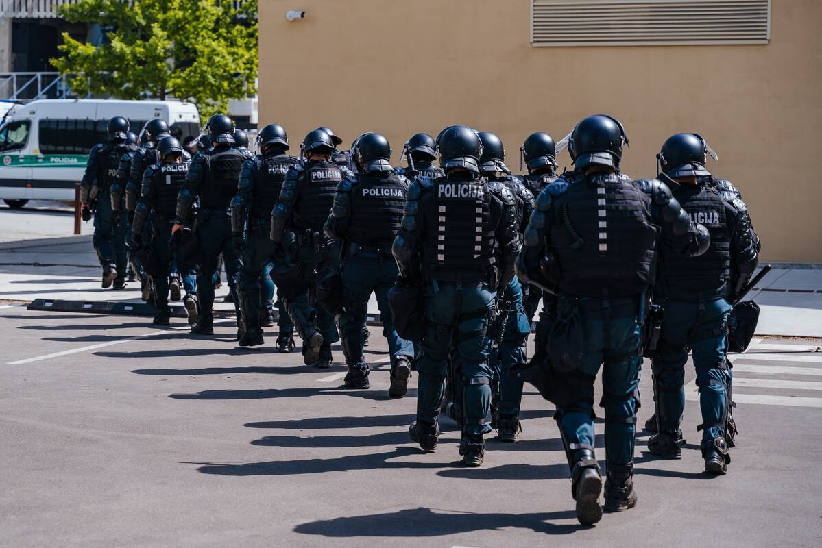 
<span>Kauno centre ir prie stadiono žadamos gausios policijos bei kitų tarnybų pajėgos</span>
