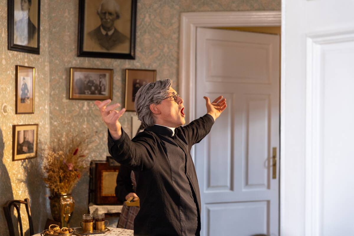 Spektaklis T. Vaižganto muziejuje