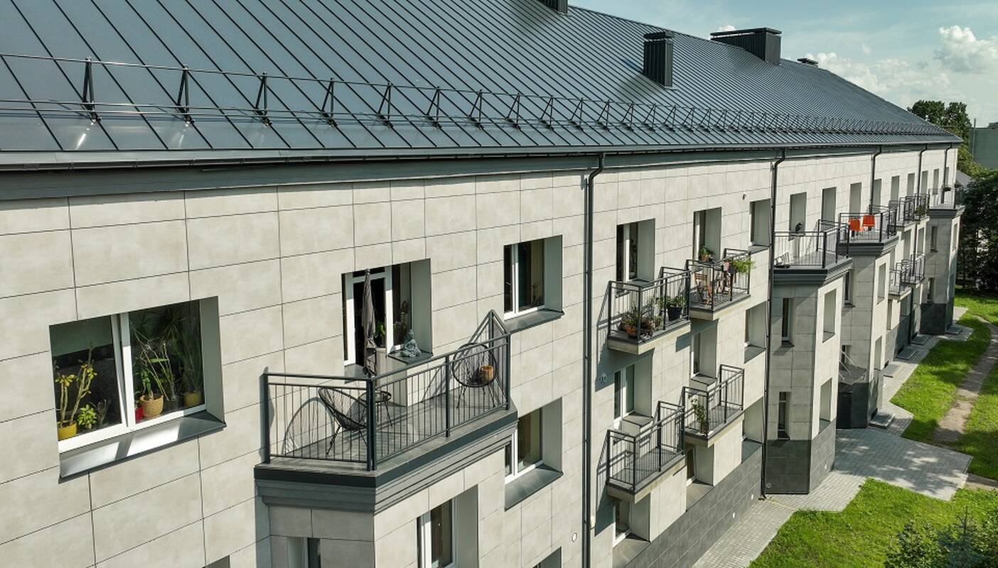 Daugiabutis Trakų g. 31, Kaune, po renovacijos. 