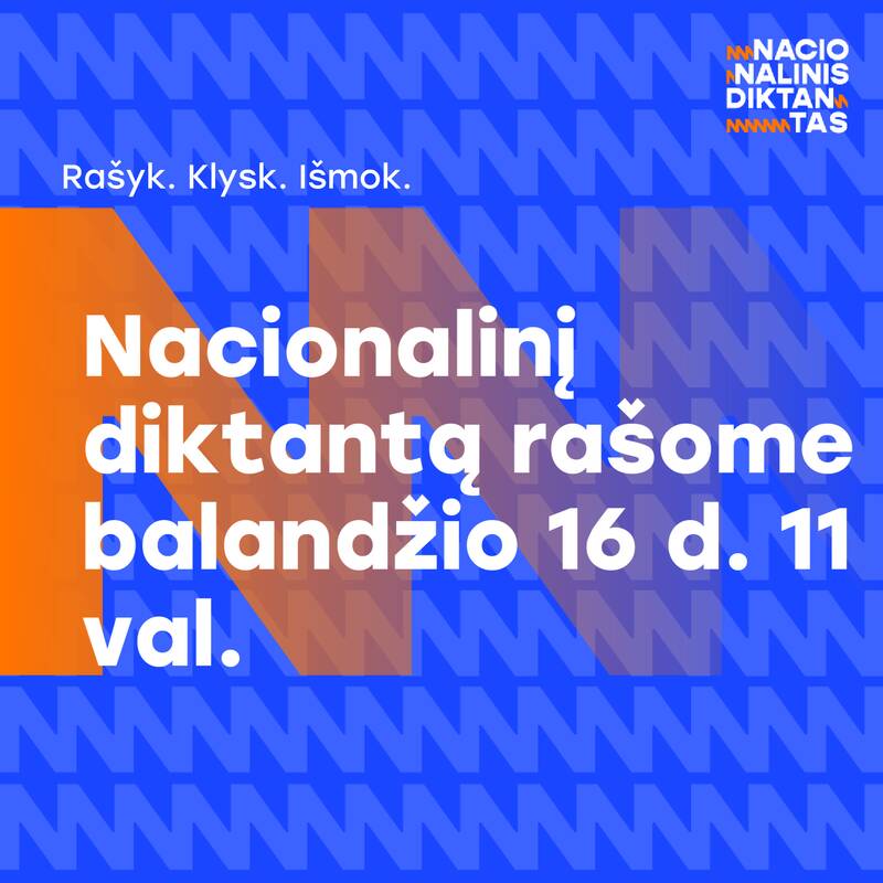 
<span>Nacionalinio diktanto 2026 konkursas Klaipėdoje</span>
