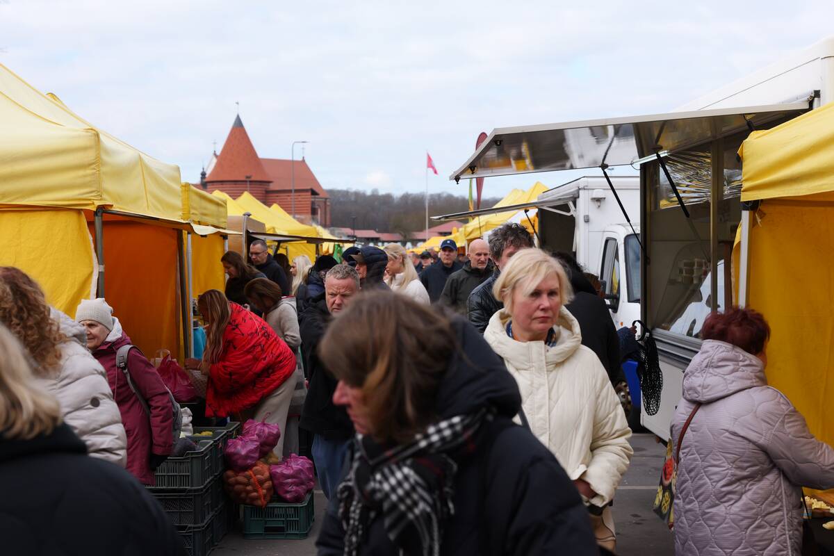 Priešvelykinis ūkininkų turgus Kaune
