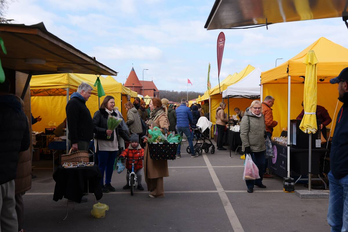 Priešvelykinis ūkininkų turgus Kaune