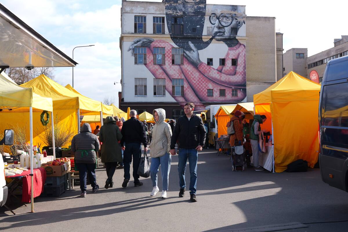 Priešvelykinis ūkininkų turgus Kaune