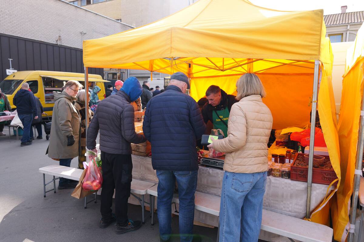 Priešvelykinis ūkininkų turgus Kaune