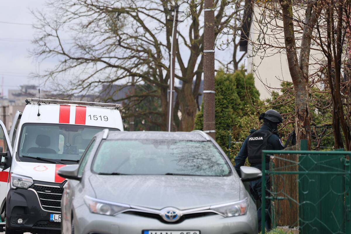 Po grėsmingo pranešimo į Sargėnus lėkė „Aras“