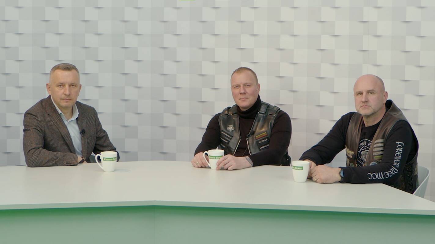 
<span>„Kauno dienos“ studijoje – baikeriai: su policija reikia bendradarbiauti</span>

