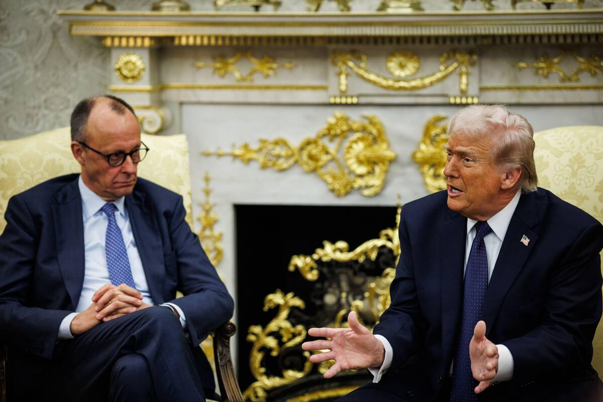 
<span>Trumpas užsipuolė Merzą: jis nežino, ką kalba</span>
