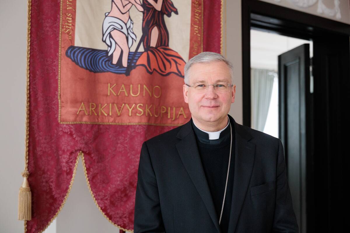Galimybė: Kauno arkivyskupas K. Kėvalas sako, kad 100-mečio jubiliejus pirmiausia yra puiki proga dar geriau pažinti Lietuvos ir Bažnyčios istoriją.