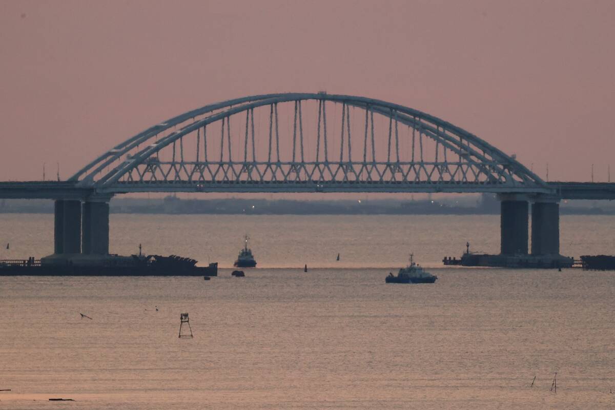 
<span>Kerčės sąsiauryje Ukrainos dronai neutralizavo paskutinį Rusijos keltą</span>
