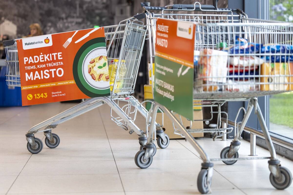 
<span>Per „Maisto banko“ akciją paaukota daugiau kaip 316 tūkst. produktų</span>
