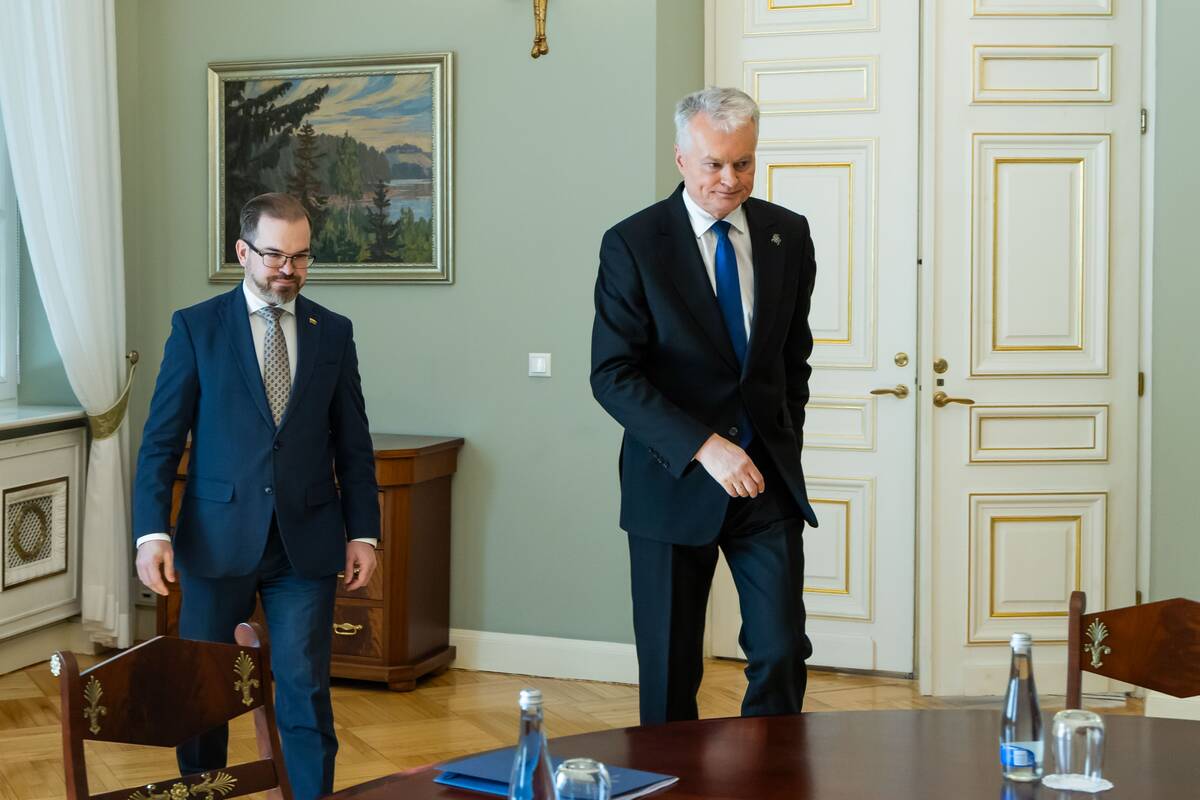 Robertas Kaunas ir Gitanas Nausėda