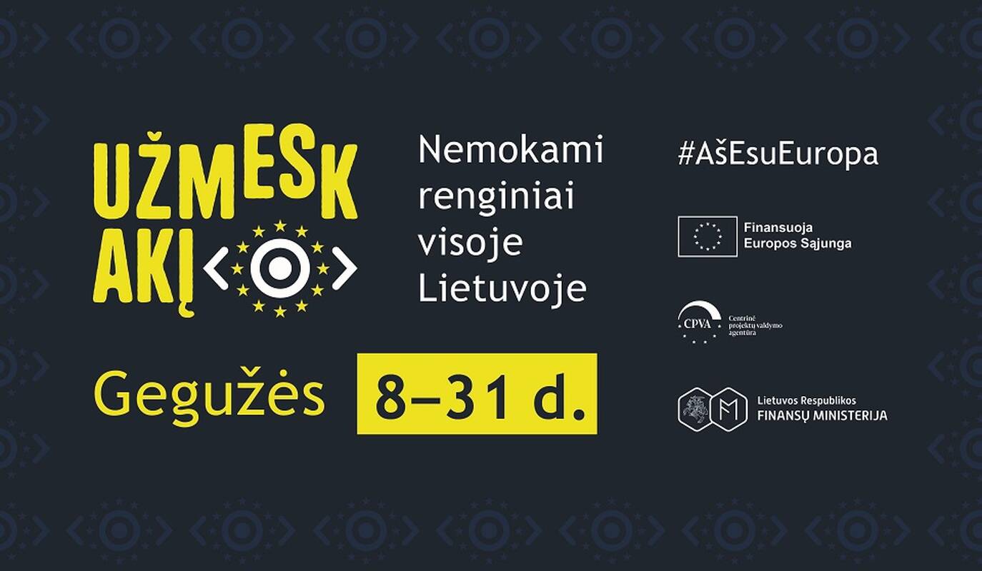 
<span>Atvirų durų dienos „UžmESk akį“ sugrįžta: gegužę – daugiau nei 50 nemokamų renginių</span>
