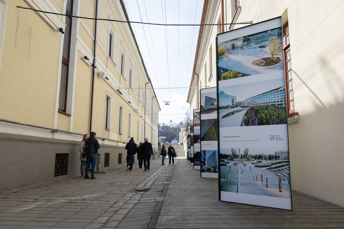 VDA Kauno fakulteto paroda „Akademija miestui“