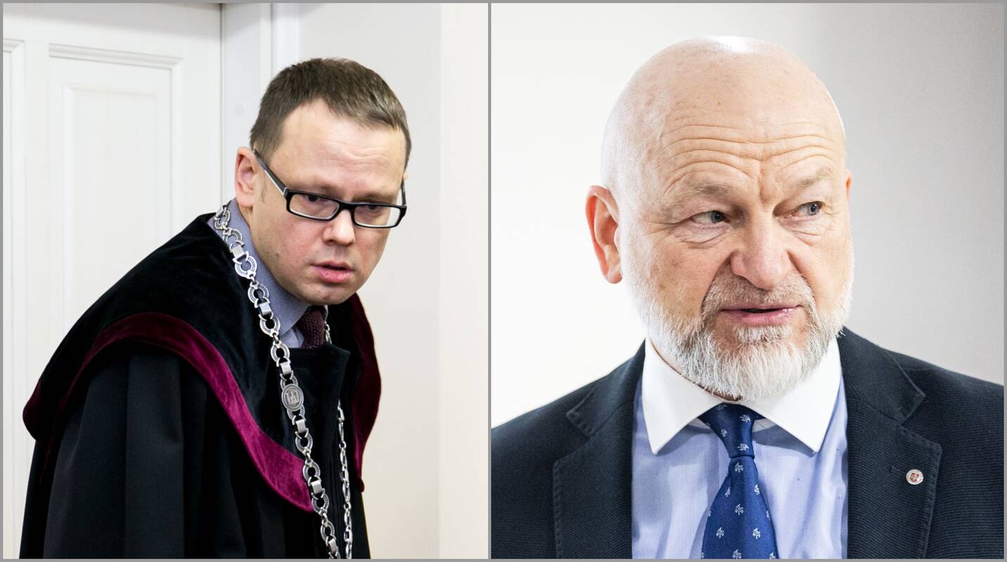 Ernestas Spruogis (kairėje) ir Artūras Drigotas
