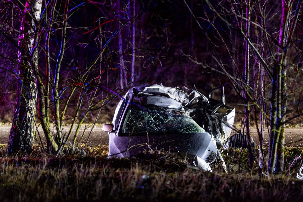 
<span>Biržuose policijos persekiojamas automobilis nulėkė į griovį</span>
