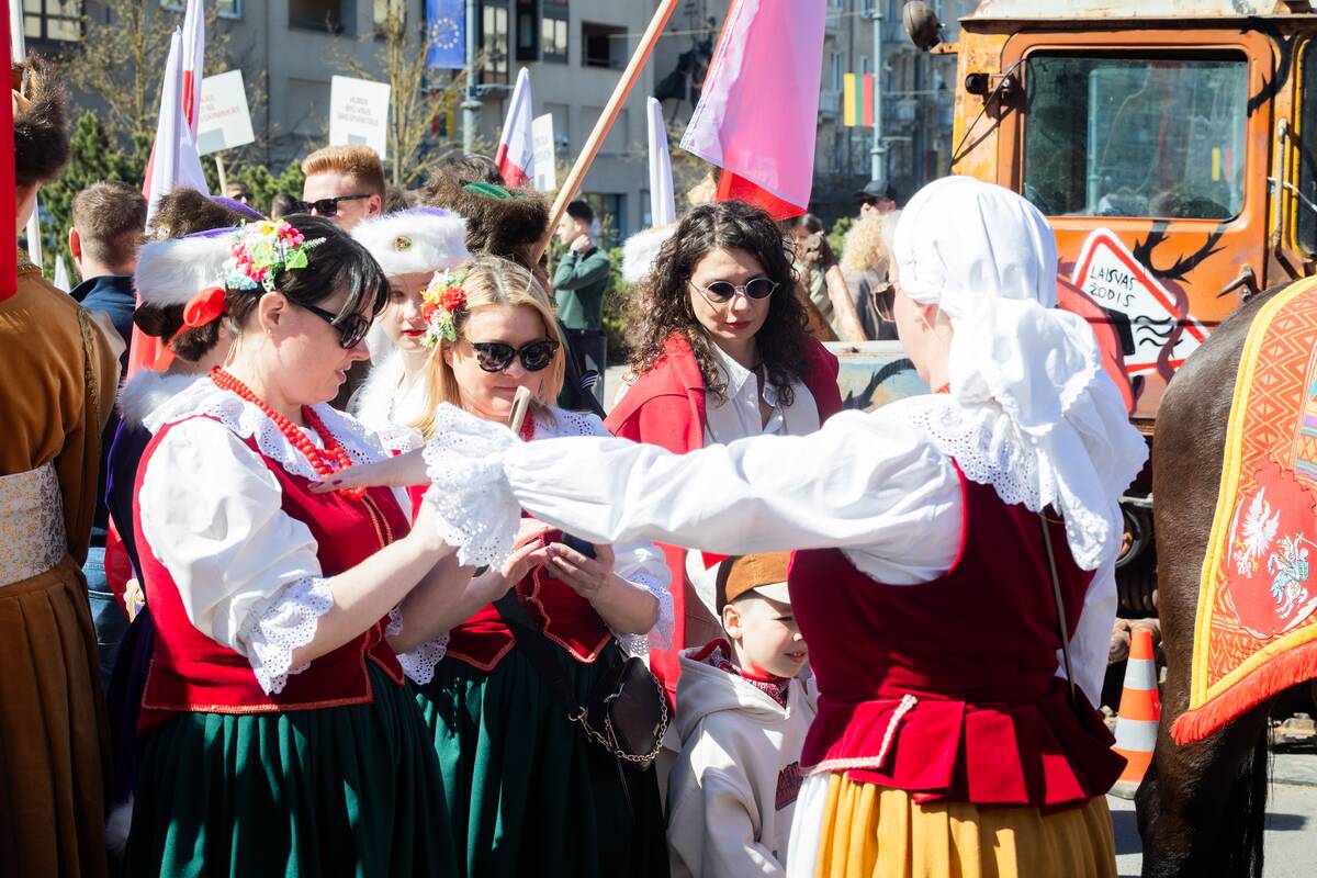 Vilniaus gatvėse – tradicinė Lietuvos lenkų sąjungos organizuojama eisena