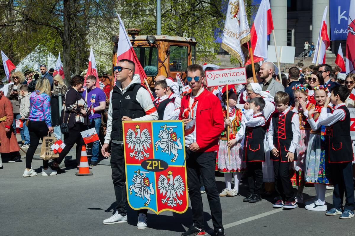 Vilniaus gatvėse – tradicinė Lietuvos lenkų sąjungos organizuojama eisena