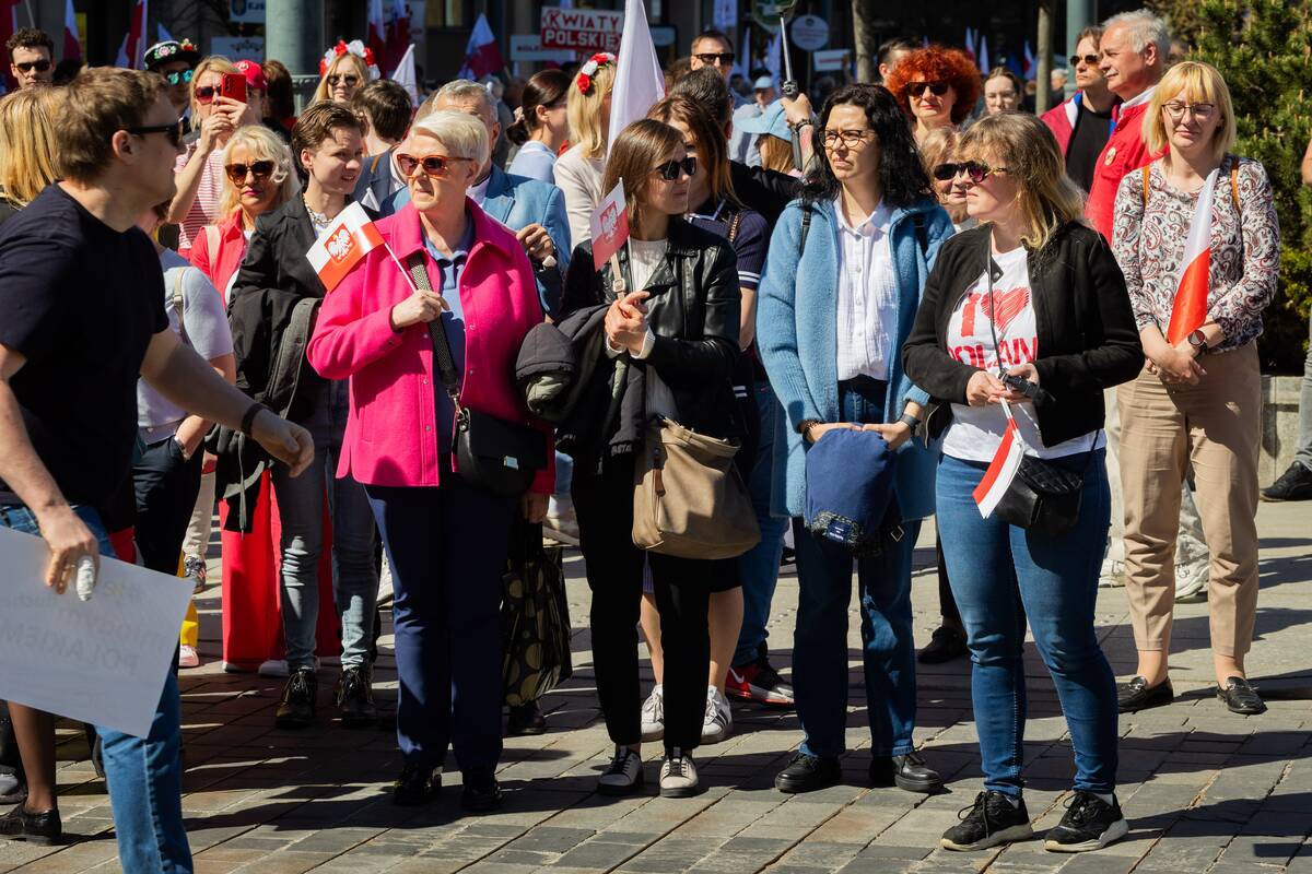 Vilniaus gatvėse – tradicinė Lietuvos lenkų sąjungos organizuojama eisena