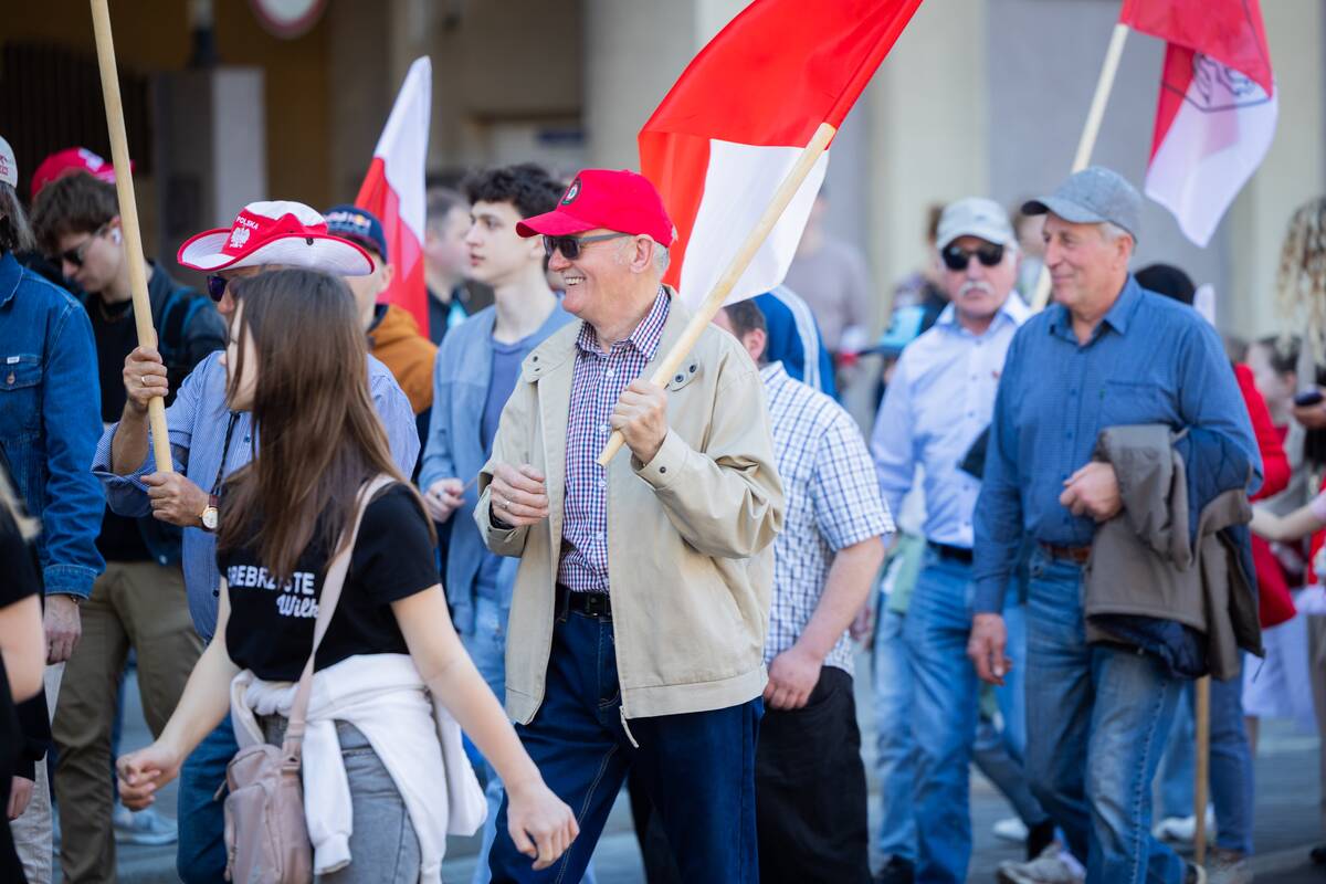 Vilniaus gatvėse – tradicinė Lietuvos lenkų sąjungos organizuojama eisena